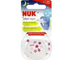NUK SMOCZEK USP 6-18M NIGHT rožinė 10736752 1/6