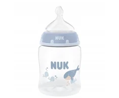 NUK First Choice termometru kontroliuojamas kūdikio buteliukas 150 ml, banginis