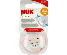 NUK NUK čiulptukas USP 0-6M SIL SPACE CAT 10730331 1/6