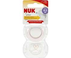 NUK NUK čiulptukas USP 2EL 0-2M STAR SIZE/BI10730690 1/6