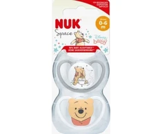 NUK NUK čiulptukas USP 2EL 0-6M SIL SPACE 10175249 1/6