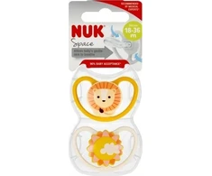 NUK NUK čiulptukas USP 2EL 18-36M G/Z SPACE 10739501 6