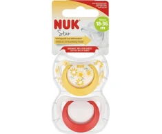 NUK NUK čiulptukas USP 2vnt 18-36 Flow Star 10177177 1/6