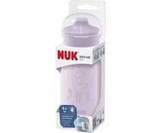NUK Mini-Me Sip nerūdijančio plieno buteliukas kūdikiui, 300 ml, violetinis