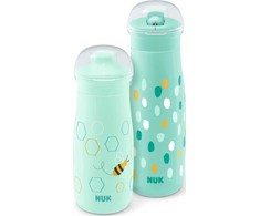 NUK NUK Mini-Me Trinkflaschen Set, ab 9 Monaten, mint