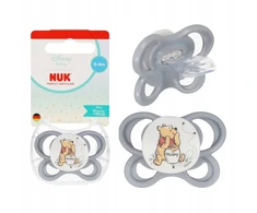 NUK Perfect Match Air čiulptukas Disney Bear Pú 0–6 mėn., pilkas