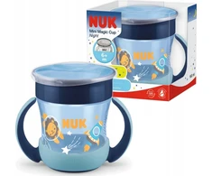 NUK puodelis 160 ml mini magiškas puodelis 6 mėn. mėlynas 10751352