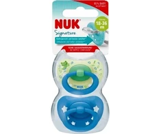 NUK silikoniniai čiulptukai 18-36 mėn., mėlyni, 2 vnt. (540802)