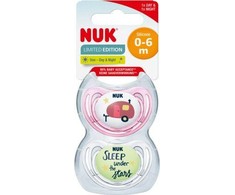 Silikoninis čiulptukas NUK ADVENTURE 0-6M 2VNT. 175246