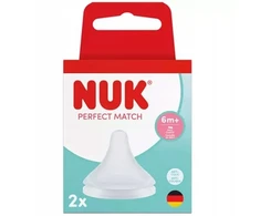 Nature Perfect Match Nuk FLOW (nuo 6 mėn.), 2 vnt.
