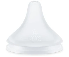Nuk 442745 SILIKONINIS BUTELIUKO ČIULPTUKAS 6+, 2VNT 574345, 10124005
