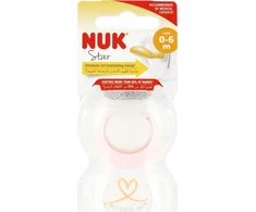 NUK ŽINDOMAS LAUKO LATEX S 2 VNT. 0-6 MĖN. STAR DYDIS 10726070 6