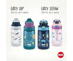 NUK Buteliukas Contigo Easy Straw Cup 420ml rožinė