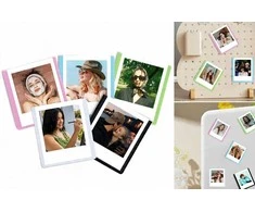 Nuotraukų rėmelis Loveinstant 5x šaldytuvo magnetų rėmeliai, magnetiniai spalvoti rėmeliai Polaroid GO nuotraukoms / 5 spalvos