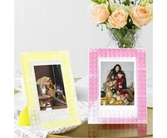 Nuotraukų rėmelis Loveinstant „Fujifilm Instax Mini 99-40-12-11-9-7 Liplay Evo“ nuotraukų stovas / skaidrus - rožinis