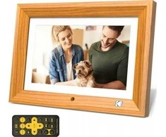 Nuotraukų rėmelis Kodak LED HD 10" RDPF-1020WBW medinė rūda