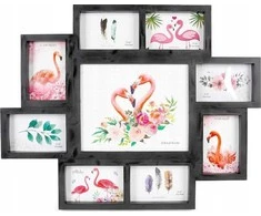 Nuotraukų rėmelis FANDY Frame Gallery Rėmas juodas 9 nuotraukos
