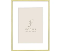 Nuotraukų rėmelis Ramka Focus Aster Gold 18x24/PP 13x18