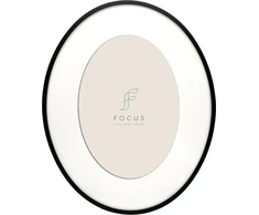 Ramka Focus Aster Oval juoda 24,6x30,6/PP 18x24