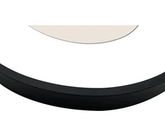 Ramka Focus Aster Oval juoda 24,6x30,6/PP 18x24