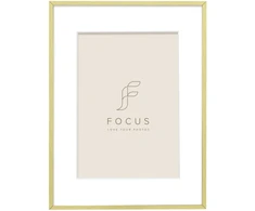Nuotraukų rėmelis Ramka Focus Aster Gold 40x50/PP 30x40