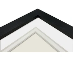 Ramka Focus Dahlia Juoda 21x40/PP Koliažas 3x10x15