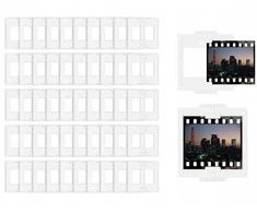 Nuotraukų rėmelis JJC Rėmeliai skaidrėms, neigiamų įrėminimo laikikliai 35 mm 50x50 ABS 36x24 su fiksatoriumi 50 vnt. / Sm-35x50