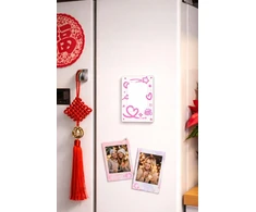 Nuotraukų rėmelis Ramka LoveInstant Ramka Na Magnes Lodówkę Do Zdjęć Instax Mini 99 41 12 40 11 Evo Liplay Link / Rožinė Serca