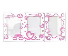 Nuotraukų rėmelis Ramka LoveInstant Ramka Na Magnes Lodówkę Do Zdjęć Instax Mini 99 41 12 40 11 Evo Liplay Link / Różowa Tęcza