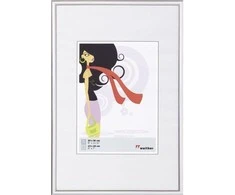 Nuotraukų rėmelis Langelis Walther Naujas Gyvenimo būdas, 20x30, plastiko, sidabro (KV0303S)