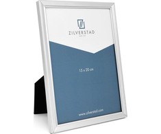 Nuotraukų rėmelis Zilverstad Perlrand sidabrinis 15x20 metalinis portretas siauras 7152231