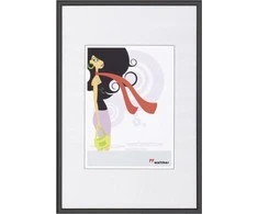 Nuotraukų rėmelis Walther New Lifestyle rėmas, 10x15, plastikinis, juodas (KV015B)
