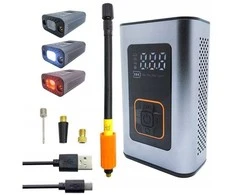 Automobilinis oro kompresorius Platinet 3in1 (4000mAh 10Bar)