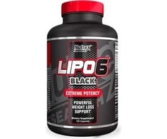 Nutrex Lipo 6 Juodas 120 kaps.