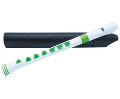 NUVO Recorder+ soprano recorder, baltas and žalias