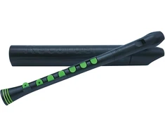 NUVO Recorder+ soprano recorder, juodas and žalias