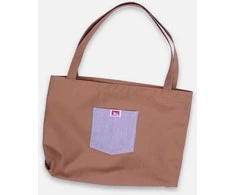 Nuvola Pelle Krepšys Ben Davis Canvas Tote Brown
