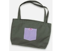 Nuvola Pelle Krepšys Ben Davis Canvas Tote Olive