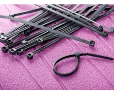 GTV Nylon Cable Ties 4.8 x 370 mm, 100 pcs, Juodas