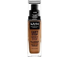 Nyx Can't Stop Won't Stop pilnai dengiantis makiažo pagrindas "Chestnut" 30ml