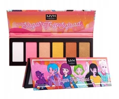 Nyx Sugar Trip Squad Cruelty-Free Shimmering Highlighter Palette 01 SQUADHP, 30 g
