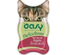 OASY Delicatesse Fine paté with Liver – šlapias kačių maistas – 85g