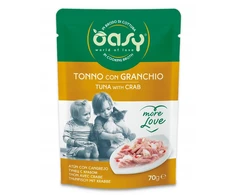 Maisto produktai - Oasy More Love Tuna with Crab Wet Food 70g
