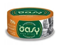 Maisto produktai - Oasy More Love Vištiena su Sūriu Drėgnas Katės Maistas 70g