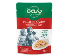 Maisto produktai - Oasy More Love Vištiena su Antiena Drėgnas Maistas 70g