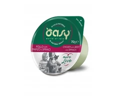 Maisto produktai - Oasy More Love vištiena jautiena Spinach Wet Food 70g