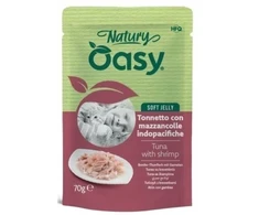 Maisto produktas - Oasy Natury minkšta želė tunas su krevetėmis 70g