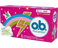 O.B. Teens ProComfort Mini tamponas 8szt + ProComfort Normalus tamponas 8szt.