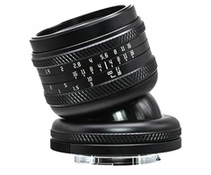 Kameros objektyvas - AstrHori MF 50mm f/1.4 Tilt objektyvas Sony E