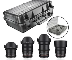 Objektyvas Samyang Video DSLR pagrindinis rinkinys II Sony E